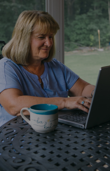 Woman on laptop